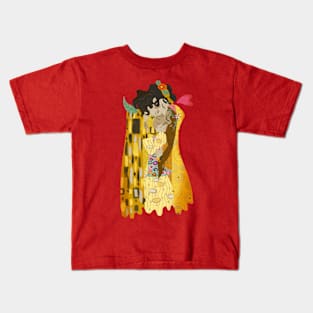 klimt-ish lovers Kids T-Shirt